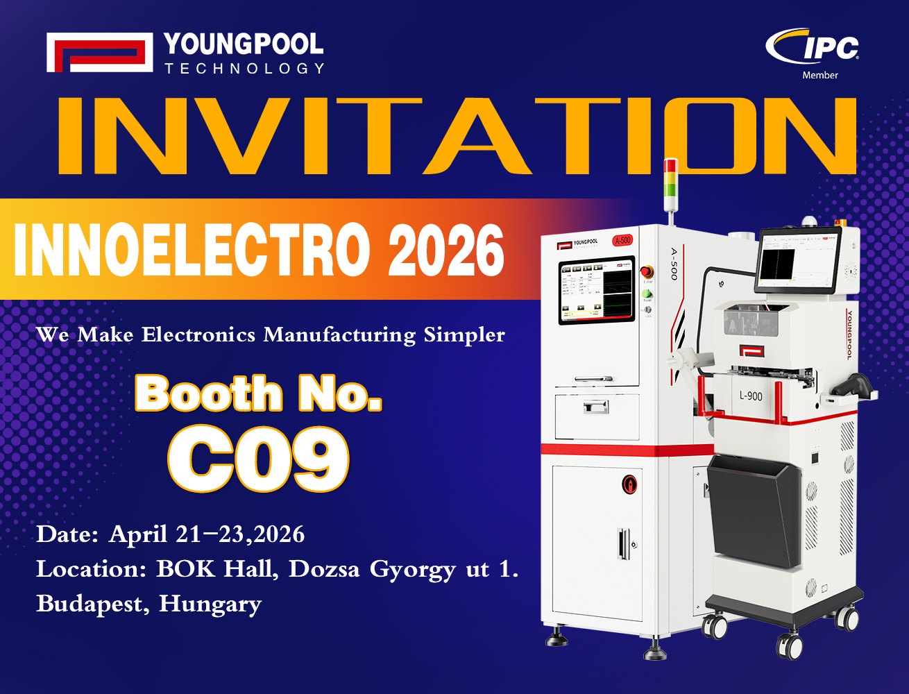 Youngpool Technology exposera à INNOELECTRO 2026 | Présentation d'une gamme complète de solutions CMS intelligentes